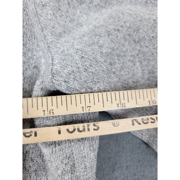 The North Face Fleece Pullover Womens Small Gray Shawl Collar Toggle Sweater - Picture 8 of 10